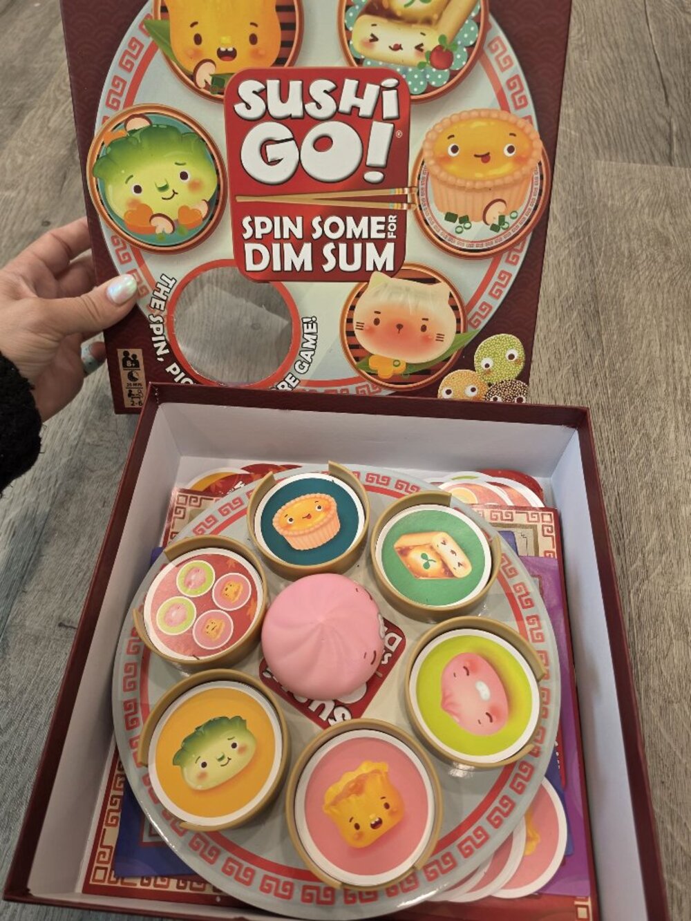 Sushi Go! Spin Some For Dim Sum Gamewright Family Game never used